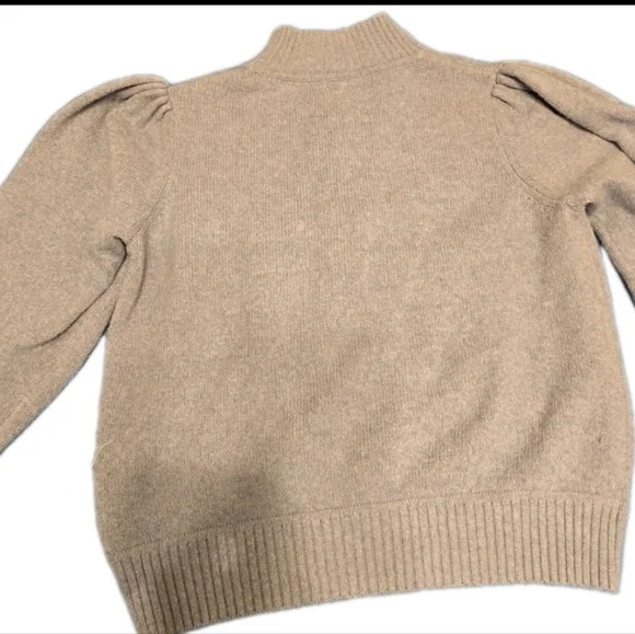 Universal Thread Blue Quarter Zip Sweater Womenâs Medium Mock Neck Pullover - Picture 5 of 7